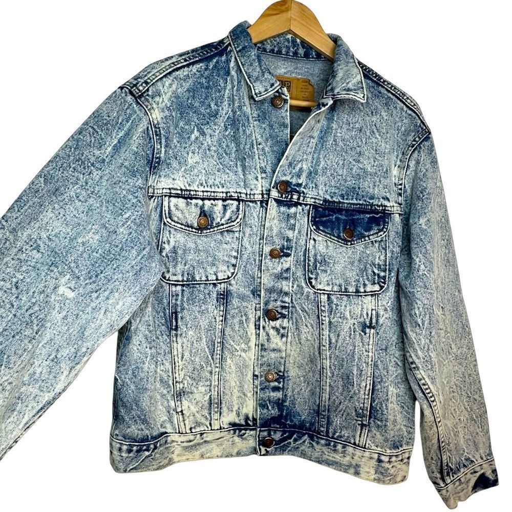 GAP Stonewashed Jean Jacket Size Large